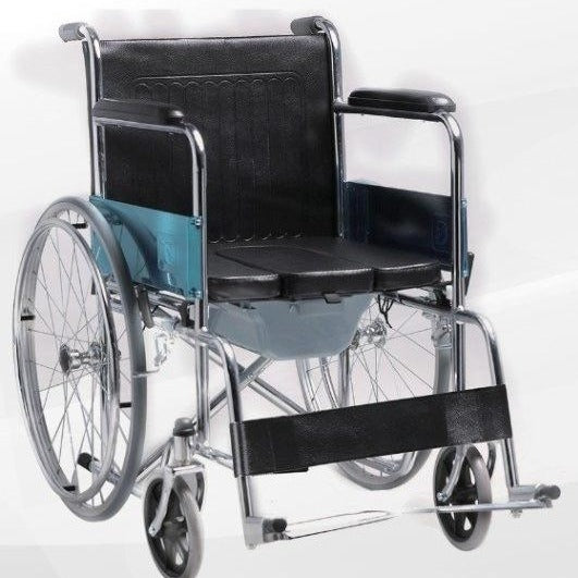 Wheel Chair KY02608 (Commode Wheel Chair)